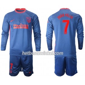 Atlético Madrid Joao Felix 7 Voetbaltenues Kind Uit 2020/21 - LS (+ Korte broeken)